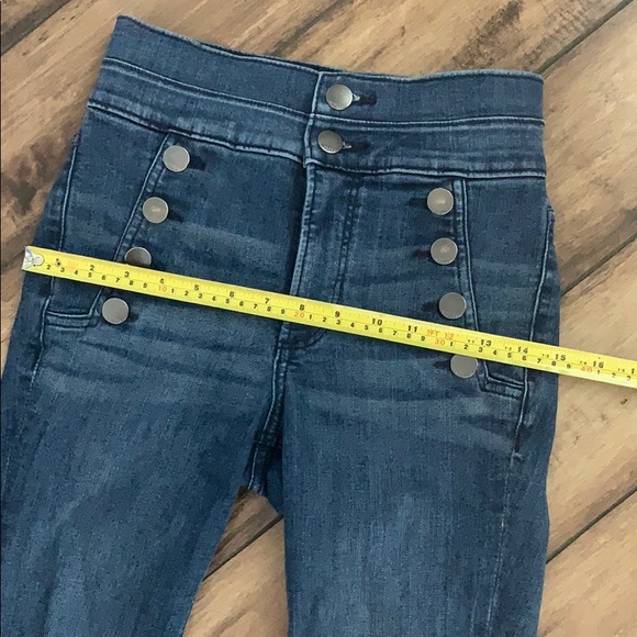 *LIKE NEW* Express High Waisted Ankle Jeans - Picture 5 of 5